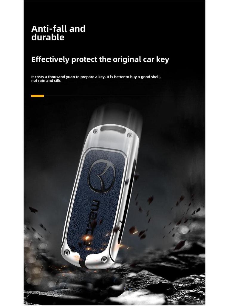 Mazda 3, CX-4, CX-5, CX-8, Husă Carcasă Cheie Atez cu 6 Pachet Cataramă