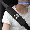 AAFF1 Car Seat Belt Cover Shoulder Protective Pad Accessories For MINI Cooper R56 F56 R50 JCW Cabrio Aceman Countryman Clubman WORKS