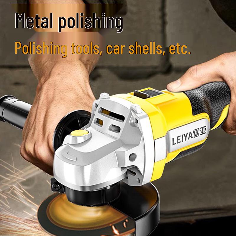 Reya A1620 High Power Brushless Angle Grinder, Lithium Battery Powered Cutting and Polishing Tool