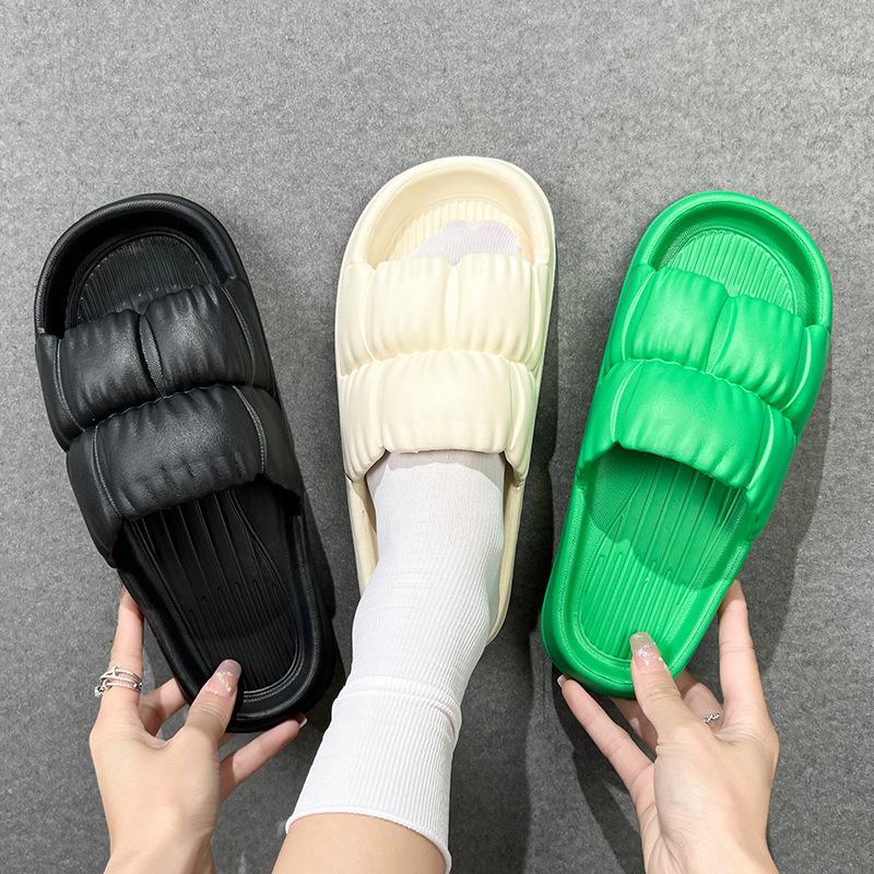 Summer eva slippers deodorant women's home indoor bathroom men's non-slip home cool slippers