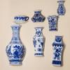 Modern Chinese Ceramic Wall Hanging Vase for Hallway or Hotel Corridor Decor