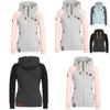 Luxurious Womens Fashion Zipper Sweater Hooded Cardigan Casual Hoodies Jacket Coat Tops