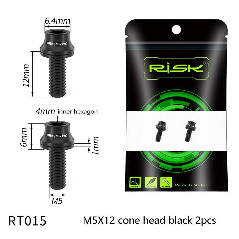 2 buc M5X12 Titan biciclete sticla de apă tijă capac colivie șuruburi drum Mountain Bike apă suport șuruburi pompă de aer suport șuruburi fixe