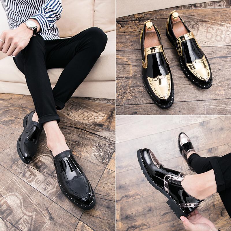 Μόδα Μέγεθος 38-48 Κλασικά Ανδρικά Μοκασίνια Ανδρικά Casual Άνετα Μοντέρνα Μικρά Δερμάτινα Παπούτσια Ευρωπαϊκά Αμερικανικά Κομψά Παπούτσια Μάρκας