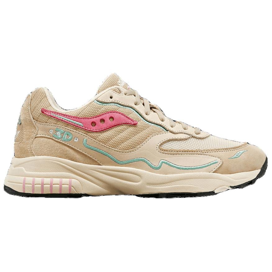 SAUCONY 3D Grid Hurricane Premium Cream Pink S70670-5