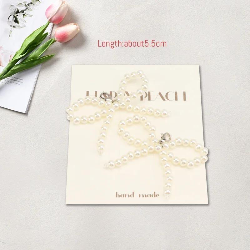 1 Paar Fliege Perle Blume Schnürsenkel Schnalle Schuhanhänger Schnürsenkel Dekorationsclips Schuhzubehör für Frau Weiß und Silber