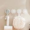 1pcs Wear Resistant Cord Organizer Self Adhesive Hook Round Storage Case Wire Management Transparent Wire Fixing Clip Desk