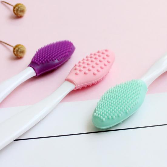 Multifunctional Blackhead Removal Silicone Nose Cleaner Facial Cleansing Brush