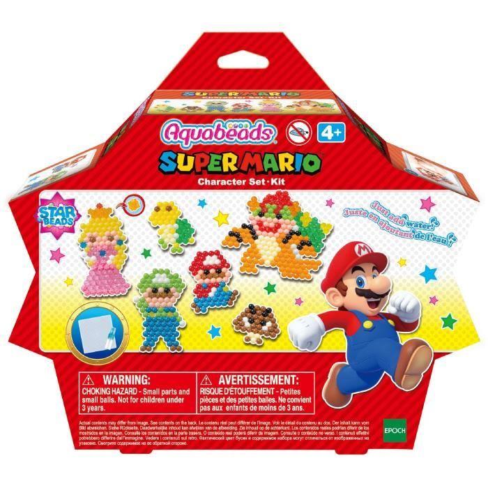 Le kit Super Mario - AQUABEADS - Perles qui collent avec de l'eau