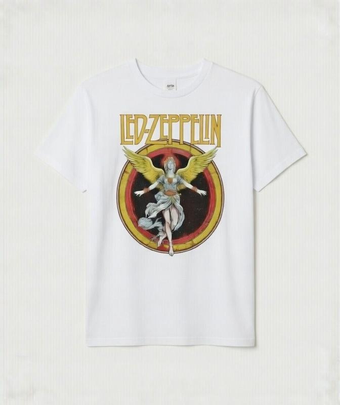

Led Zepplin Rare Logo Band Graphic Print Unisex T-Shirt XXXL