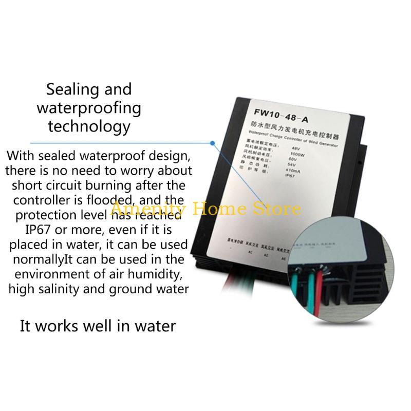 F26C Waterproof Home Use Wind Turbines Controller 1000W 48V Wind Energy Generator