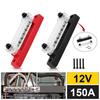 1/2Pcs Bus Bar Battery Power Distribution Block 12V M6 Stud Positive Negative Bus Bar For Truck Boat Car Camper