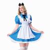 Cosplay blaues Prinzessinnen-Alice-Kleid Halloween-Kostüm Dienstmädchen-Kostüm Cosplay-Show-Kostüm idyllisch Europäisch und Amerikanisch Übergröße