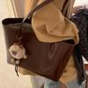Tote Bag New Large Capacity Fashionable Women's Bag Retro Commuting Bag Shoulder Bag