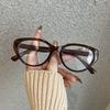 3PCS Fashion Unisex Cat Eye Plain Glasses for Woman Man Glasses Frame for Party Eyeglasses Female Decorative Spectacles Glasses