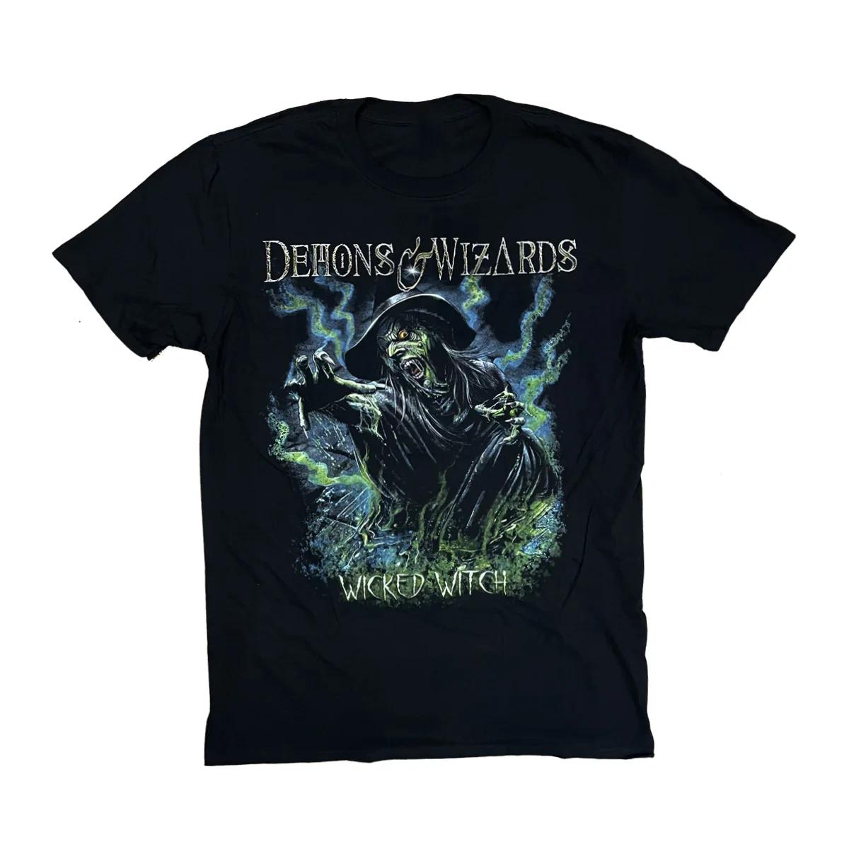 Men s and Women s T-shirts DEMONS & WIZARDS Band Wicked Witch Heavy XXL
