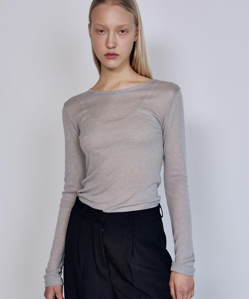 Nigaennikol [Essential] Wool Tencel Tee_8 Color (B Type)