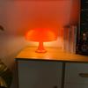 New Beautiful Cozy Orange Danish Mushroom Table Lamp: Perfect Ideal Bedside Lighting for Ornamental Light In Bedroom Interior De