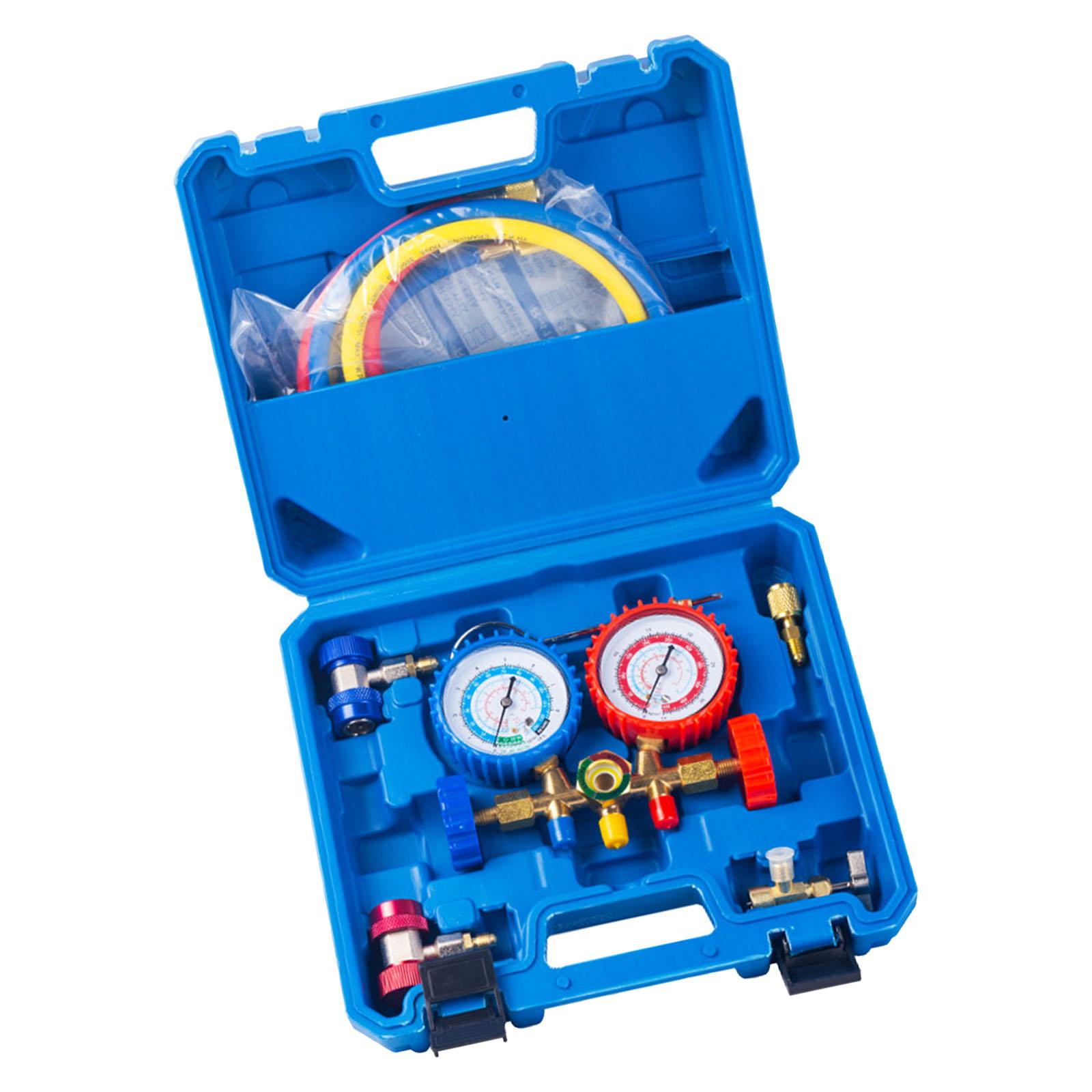 

Universal Cold Air Meter Automotive Air Conditioning Manifold Meter Coolant Canister Meter for R134a R22 R404 R407 1