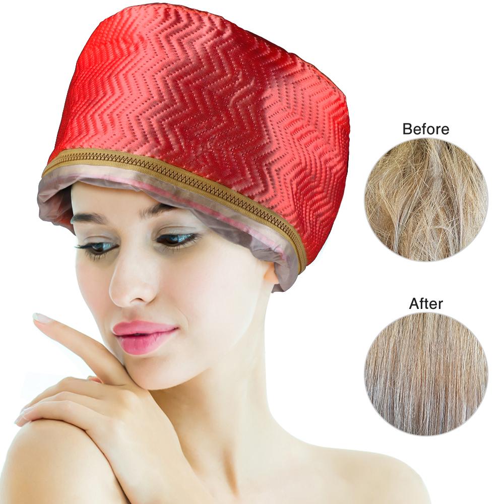 Thermal Treatment Hair Cap Heating Electric Hair Cap Nourishing Hair Mask Baking Oil Cap Hair Dryer Heat Hat Hair Care SPA Hair