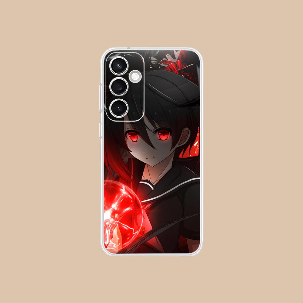 Akame Kurome Clear Mobile Phone Case for Samsung Galaxy S25 S24 S23 S22 S21Plus FE Ultra Colorful Cover