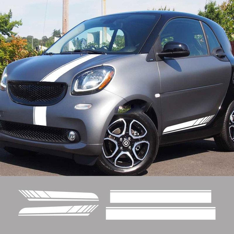 Car Stickers for Mercedes Benz Smart Forease Fortwo Fourjoy Forspeed Graphics Stripes Style Vinyl Decals Auto Tuning Accessories