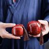 Ceramic Tea Organize Box Portable Food Storage Container Chinese Style Sealed Pot  Travel