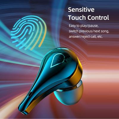 Auriculares BT Inalámbricos In-ear Deportivos para Música Chip BT5.0 Pantalla Digital Inteligente LED