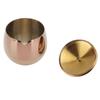 Large Stainless Steel Sugar Bowl Spice Jar With Lid Storage For Salt Candy Coffee Dishwasher Safe