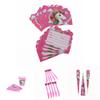 Magical Unicorn Kids Birthday Party Supplies Featuring Colorful Plates Cups And Banners