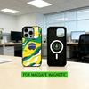 B-Brazil Brazilian Flag  Phone Case For iPhone17,16,15,14,13,12,11 Plus,Pro Magnetic For Magsafe Wireless Charging