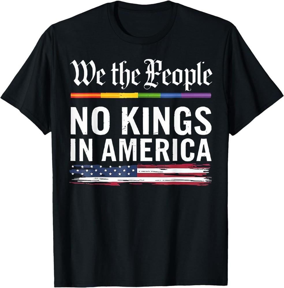 We The People No Kings T-Shirt , Unisex Tees Unisex T-Shirt S