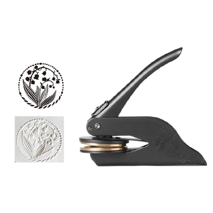 Embossing Sealing Stamp Exlibris Stamp Paper Embossing Pliers for Gift Envelope
