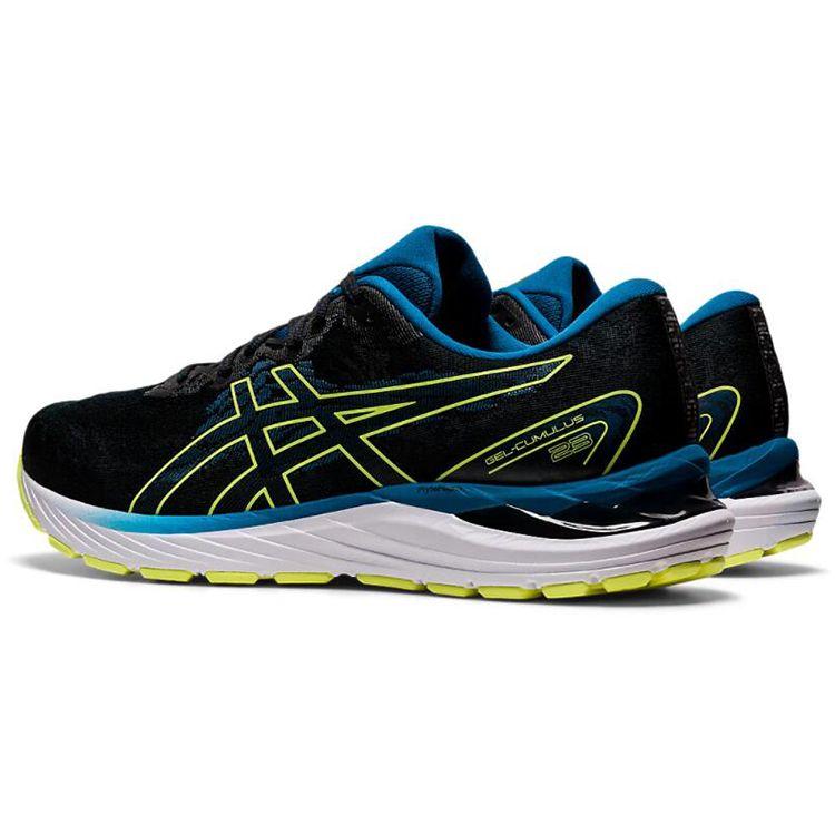 Asics Gel Cumulus 23 Black Glow Yellow Men Sneakers 1011B012-016