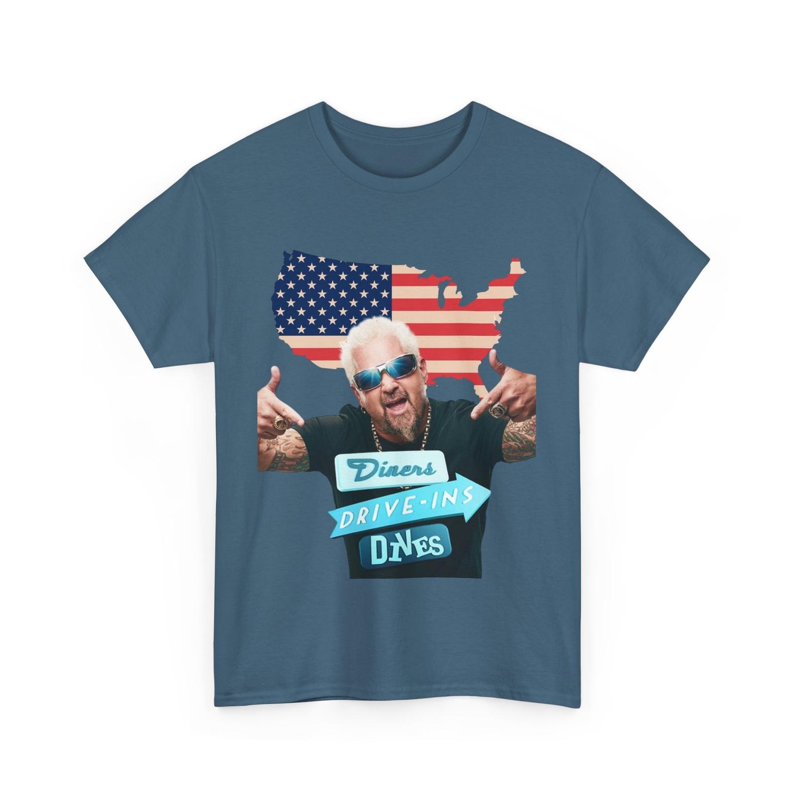 26 Retro Foodie Tee Diners Drive-In Dives Shirt Comfortable Food Lover Top Unisex T-Shirt L