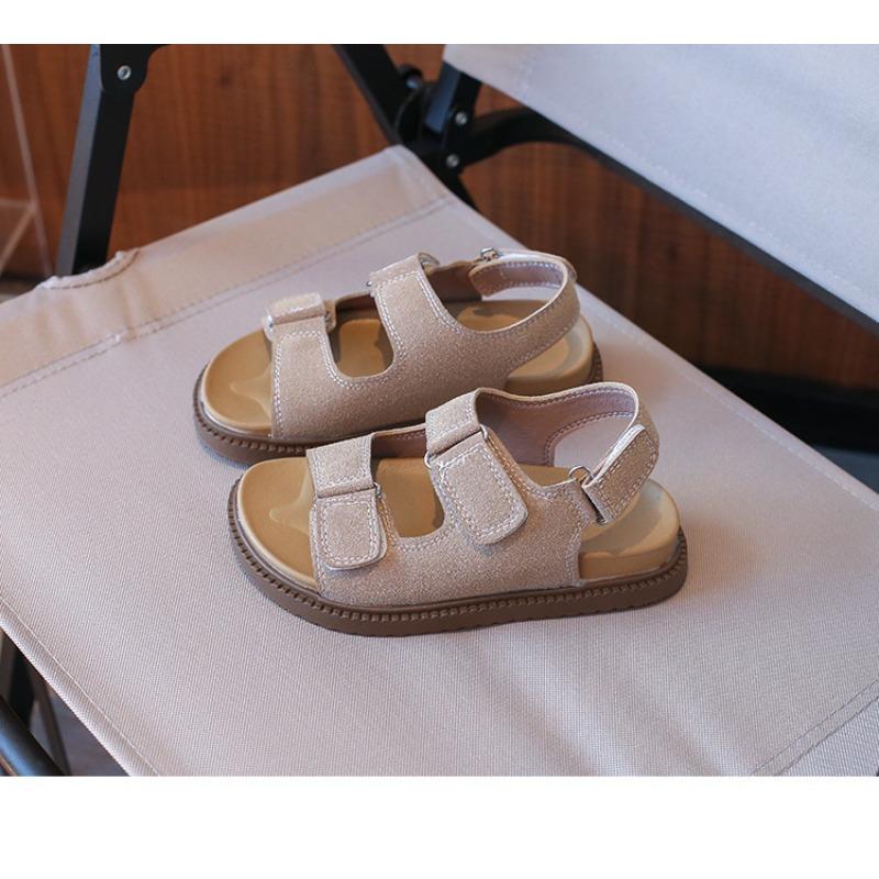 

Children s Summer Sandals, British Style Boys and Girls Beach Shoes with Open Toe, Casual Sandals for Boys and Girls. 34 сірий