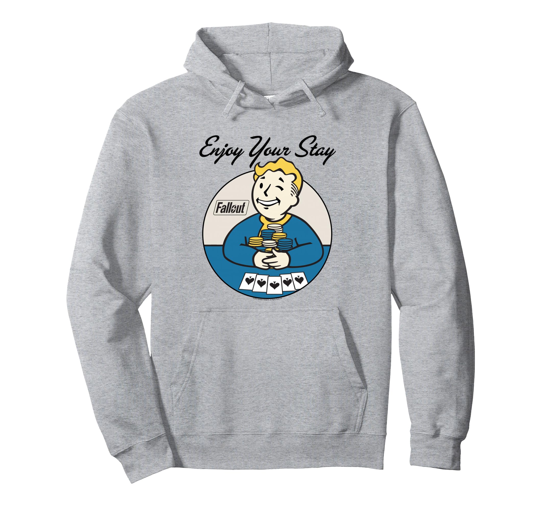 Худи Fallout Video Game Vault Boy Poker Наслаждайтесь пребыванием