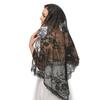 Lace Mantilla Veil Soft & Comfortable Exquisite Floral Design for Head Covering for Women Girls Church Veils for Chapels