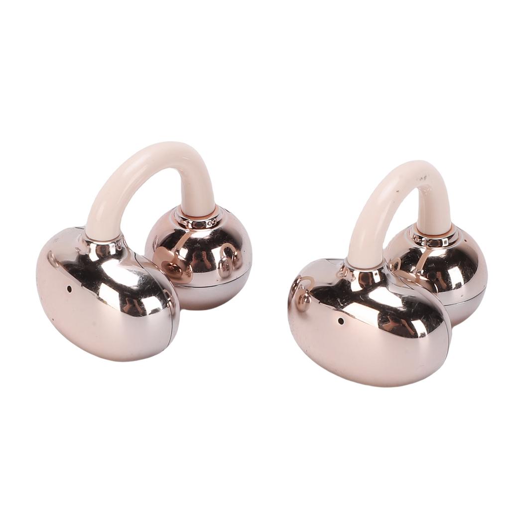Bluetooth Earphone V6.0 Clamp On Earbuds Intelligent Noise Cancelling with Detachable Bowknot 4H Playtime 10 15m Range