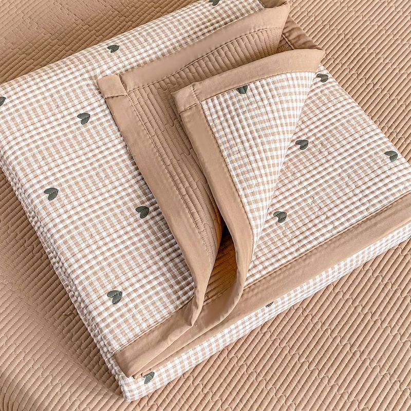 Doppellagiges Garn Gewaschene Baumwolle Bettdecke Beidseitig verwendbare Tatami-Matratze Baumwoll-Bettlaken Matratze