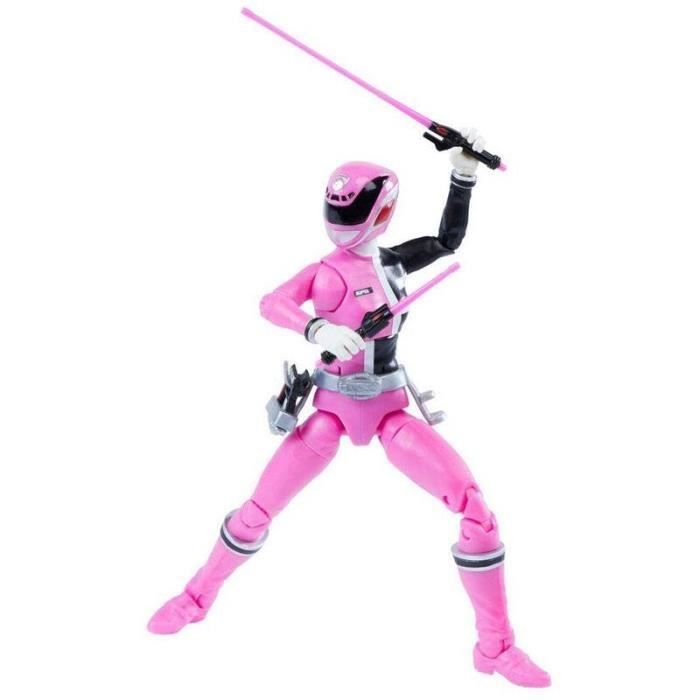 Figurine power rangers s.p.d. pink ranger 15cm - ocio stock - accessoires inclus
