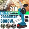4-Inches Electric Protable Mini Cordless Rechargeable Handheld Chain Saw  For Tree Branch Wood Cutting With1/2Pcs Batteries
