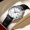 DIZIZID Men's Analog Watch with Waterproof Leather Strap, Simple, Popular, Stylish, Business, Classic Design, Date Display, Thin Dial, Easy To Read,
