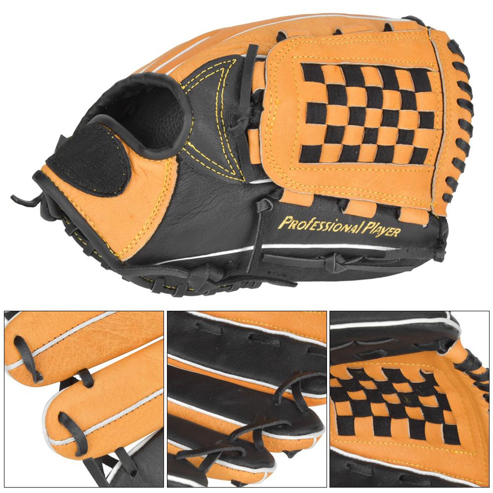 Outdoor Sports Training Baseball Thicken Gloves for Children Adults Softball Practice Equipment12.5inch