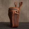 Genuine Leather Men's Waist Bag Retro style Phone Multifunctional Fashion Key Wallet Sports Phone Waist Bags For 6.5 In Phone