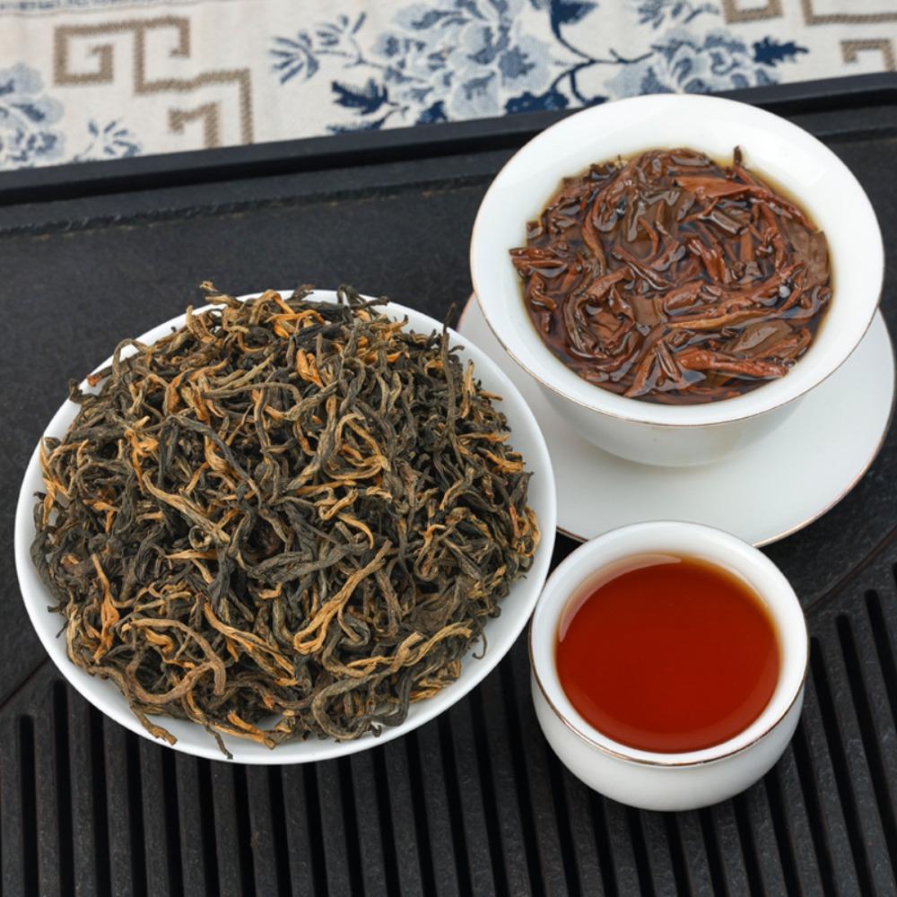 Yunnan Fengqing tea, black tea wholesale ancient tree self-sold tea, gift box gift New Year's goods big golden needle Dianhong tea