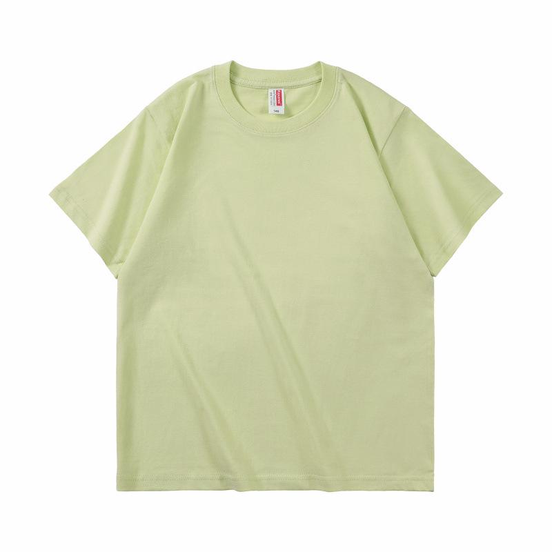Boys' Pure Cotton School Style Short-Sleeve T-Shirt for Ages 10-14 - Summer 2025