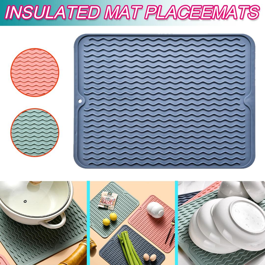 

PDTO Гибкая резиновая салфетка Нескользящая водонепроницаемая теплоизолированная коврик для обеденного стола