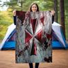 The sci-fi game Resident Evil features the Umbrella Corporation blanket a soft home furnishing nap decoration a warm Sherpa blanket for all seasons U3