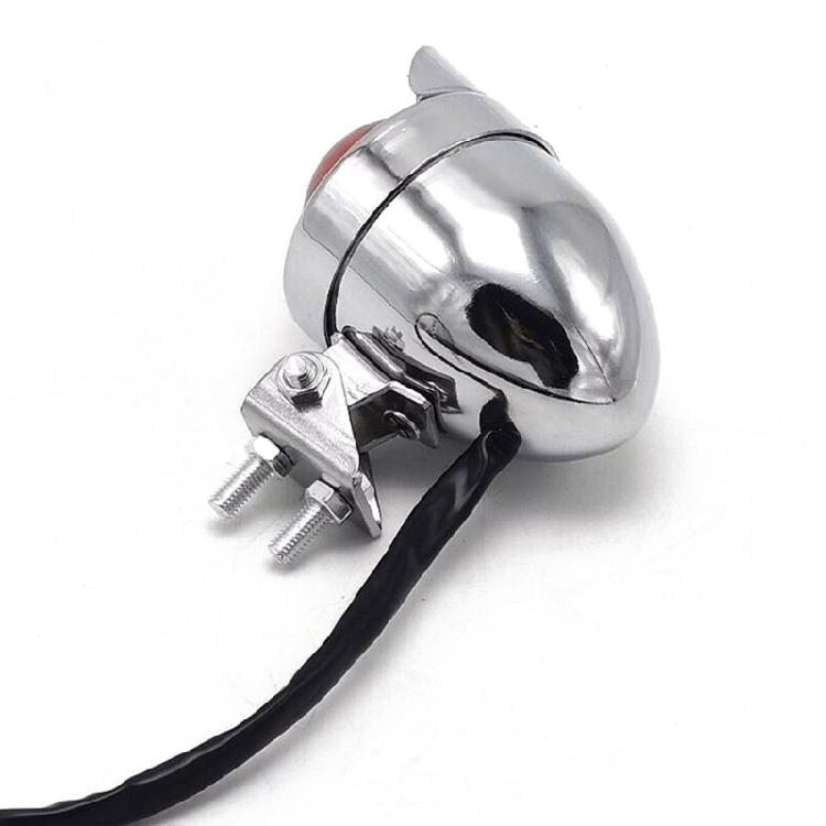 1 PC Motorcycle Red 12V LED Adjustable Cafe Racer Style Stop Tail Lamp Motorbike
